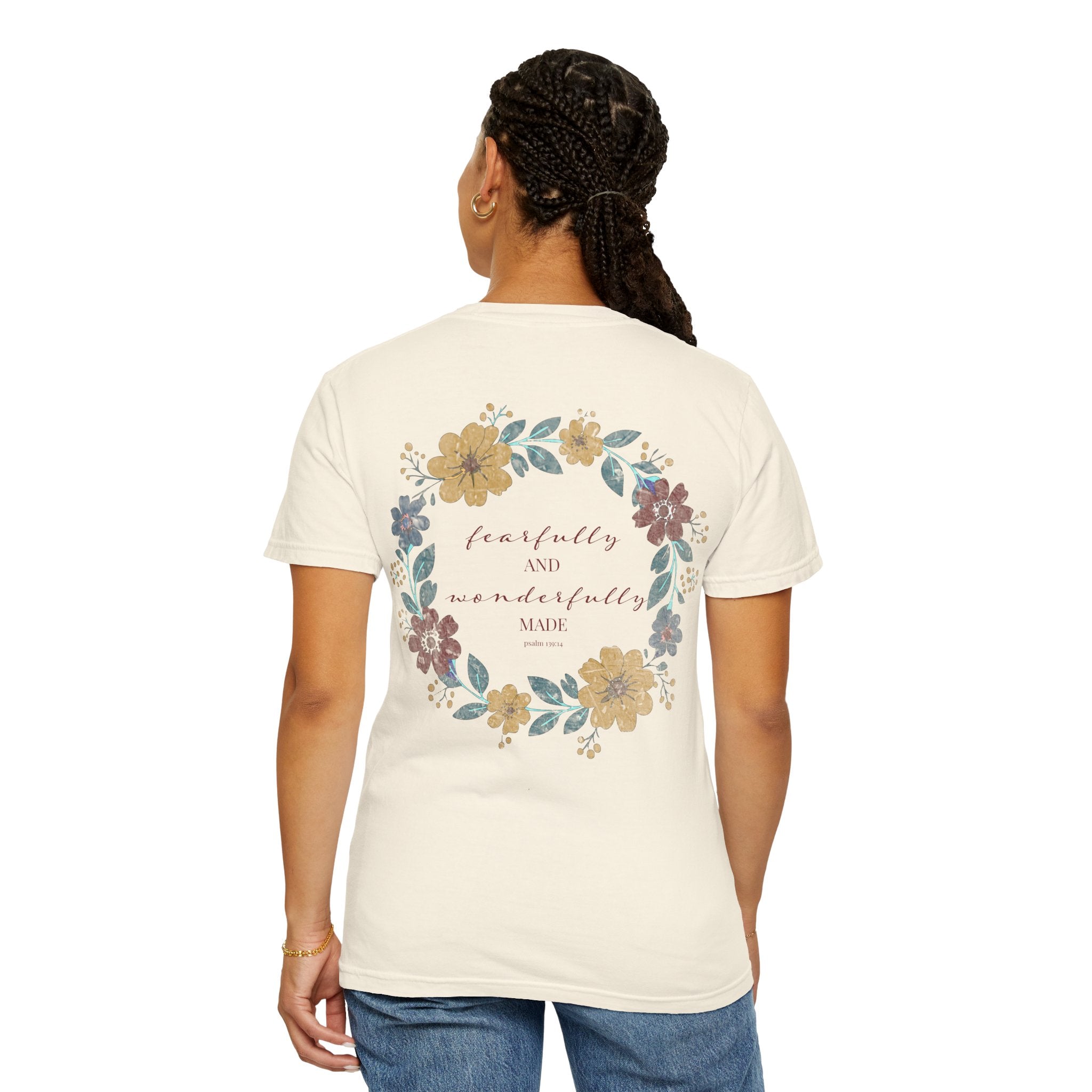 Fearfully and Wonderfully Made Floral Tee