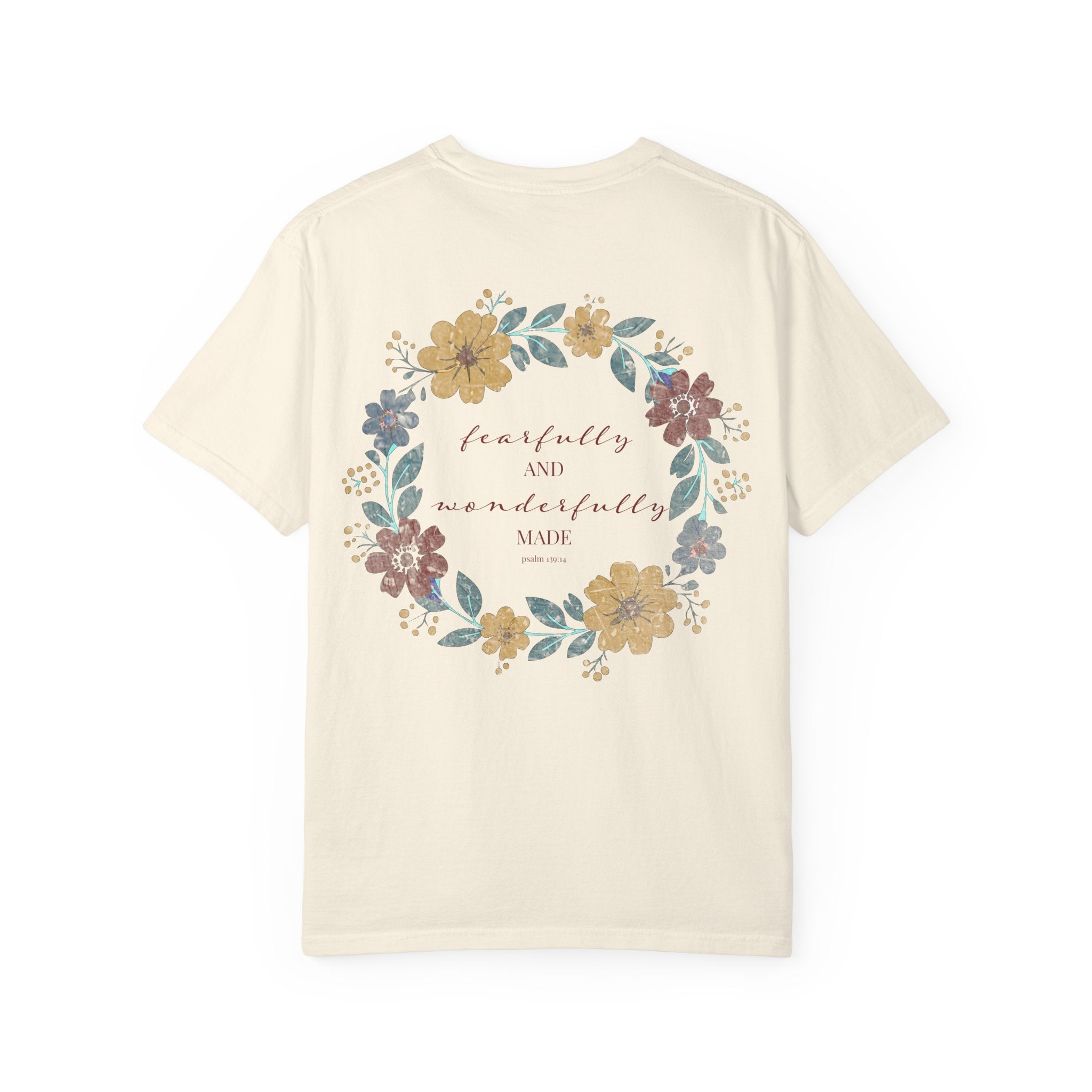 Fearfully and Wonderfully Made Floral Tee