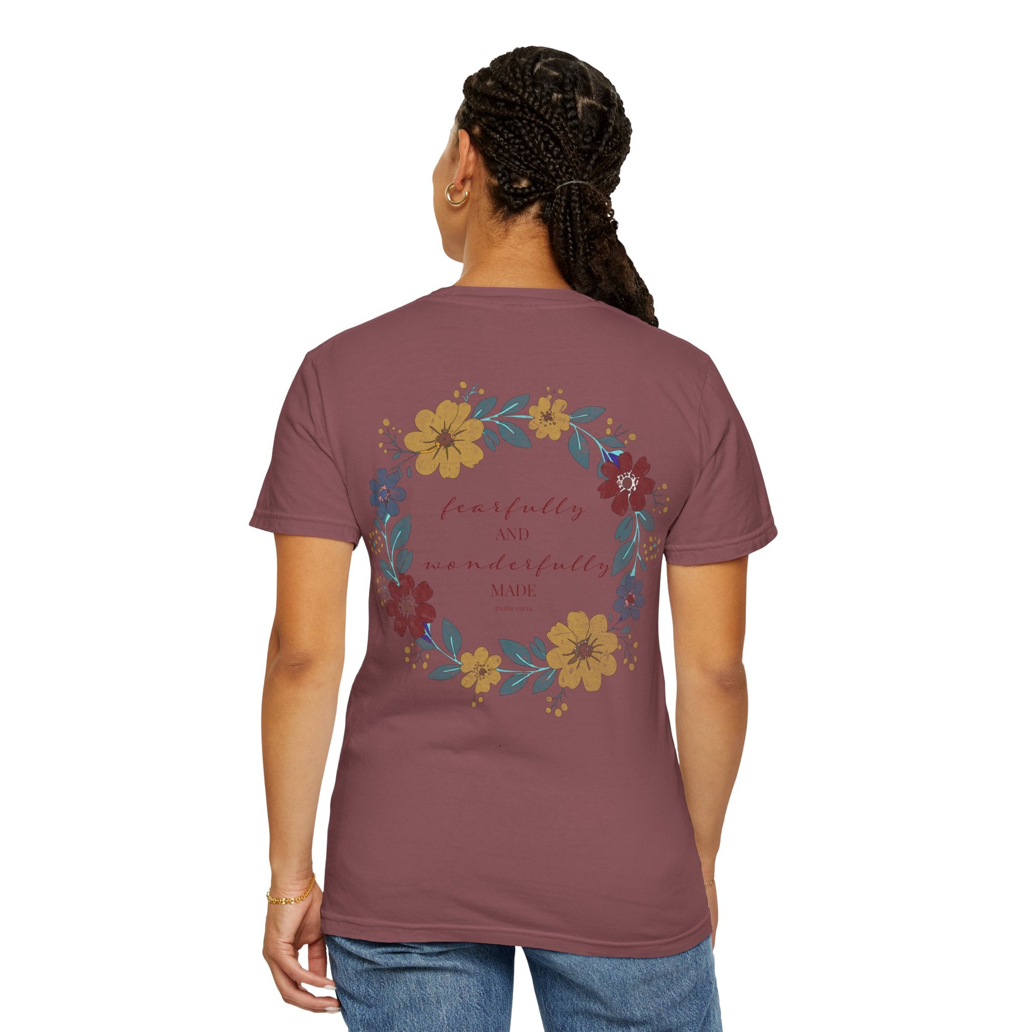 Fearfully and Wonderfully Made Floral Tee