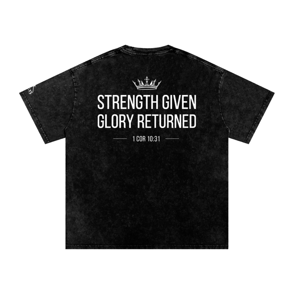 For His Glory Men's Oversized Tee