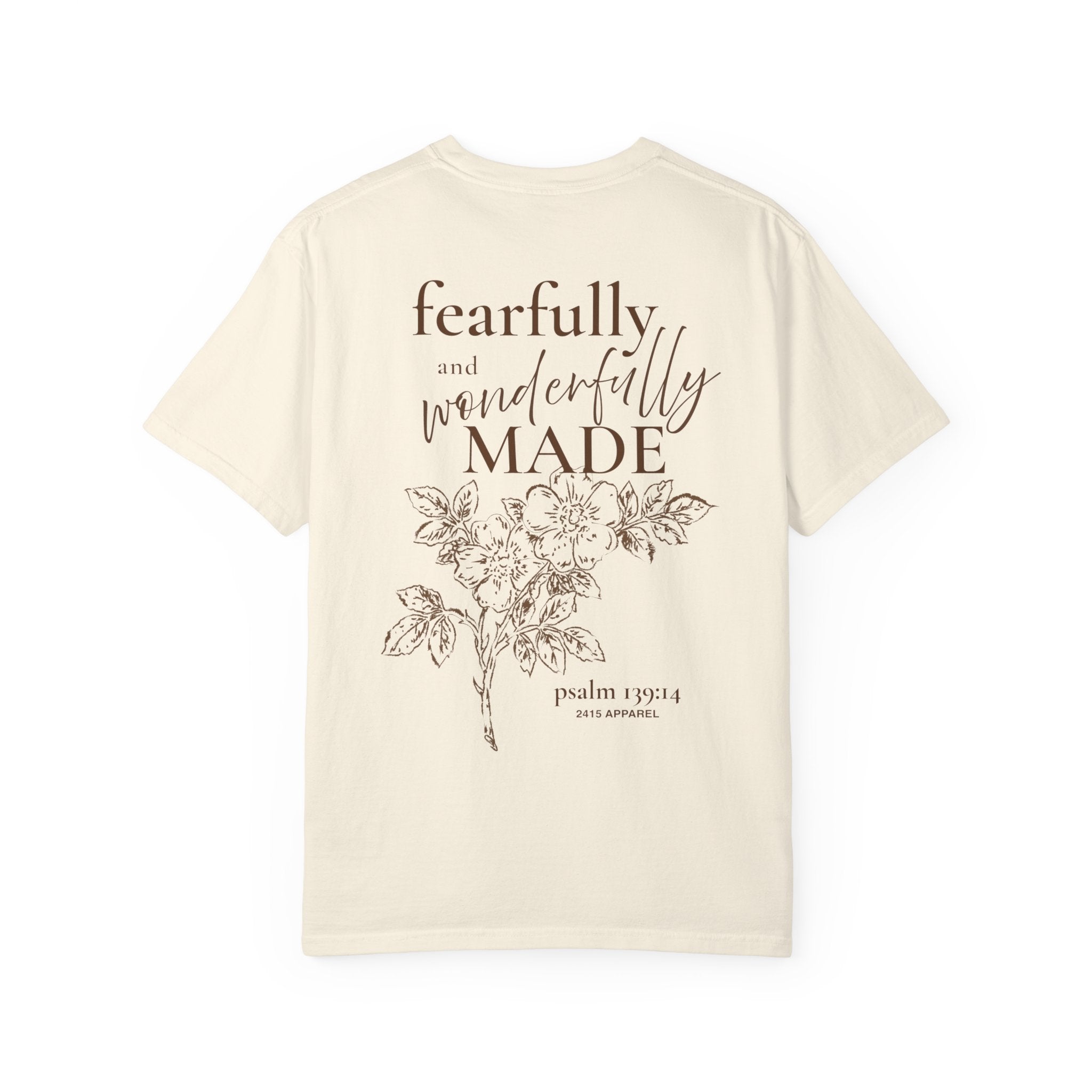 Fearfully and Wonderfully Made Floral Tee