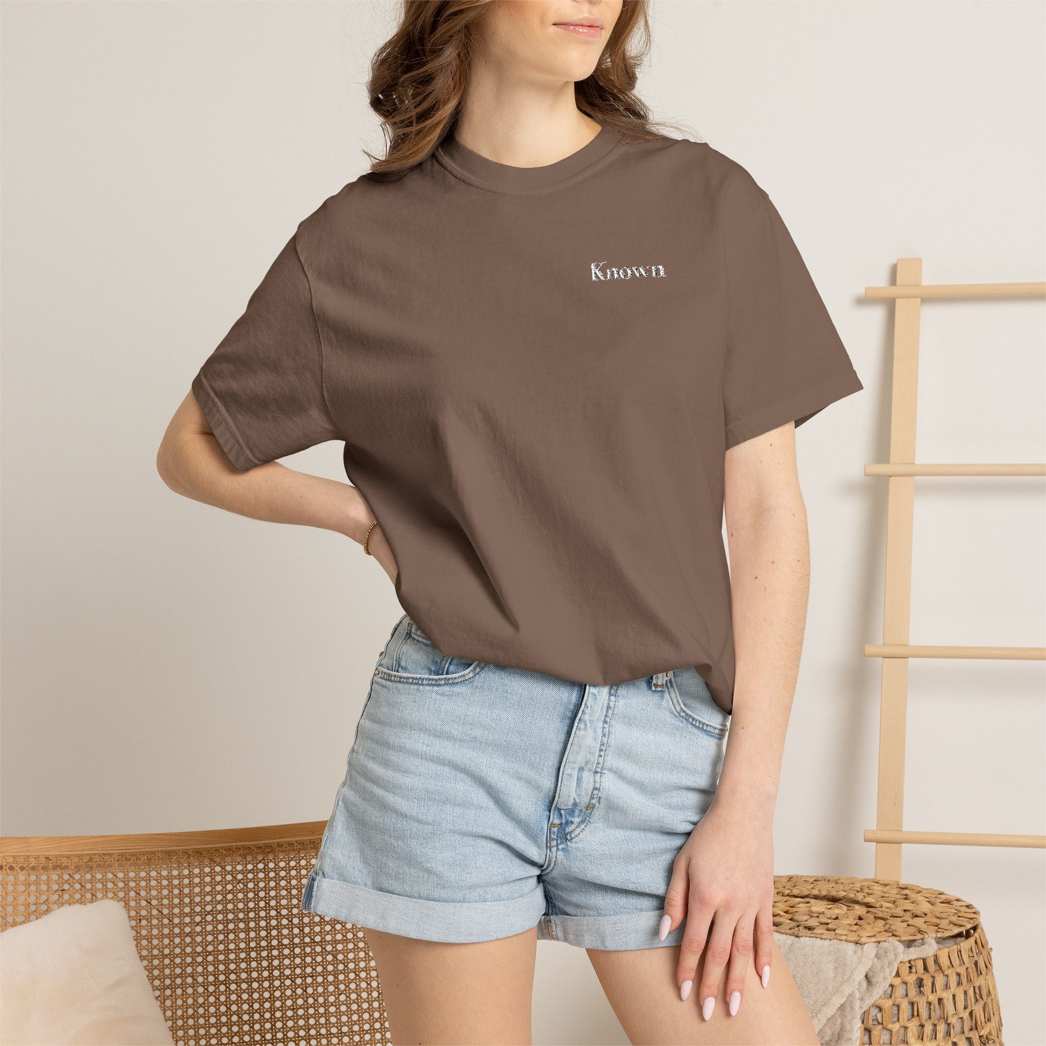 Abide Embroidered Tee