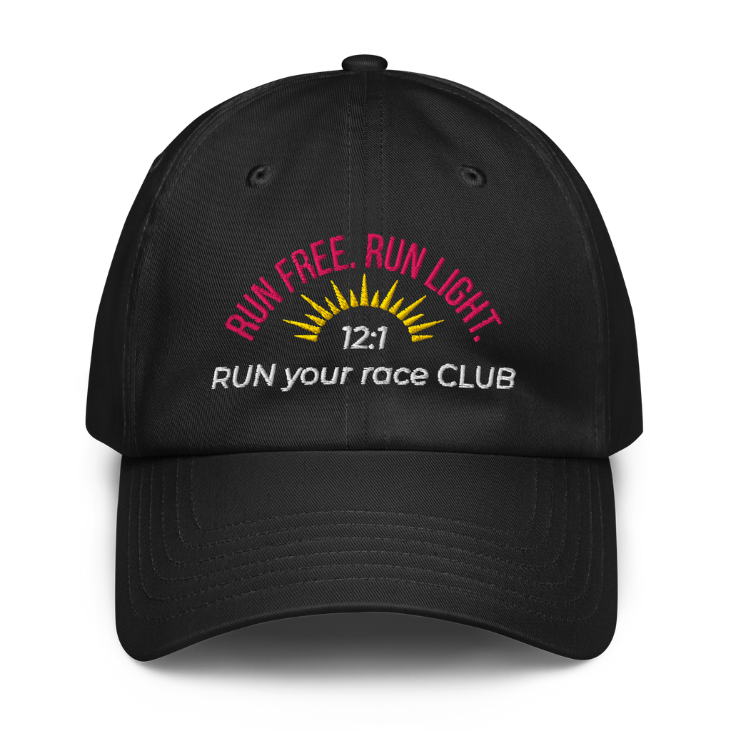 Run Free. Run Light. Under Armour® dad hat (Pink)