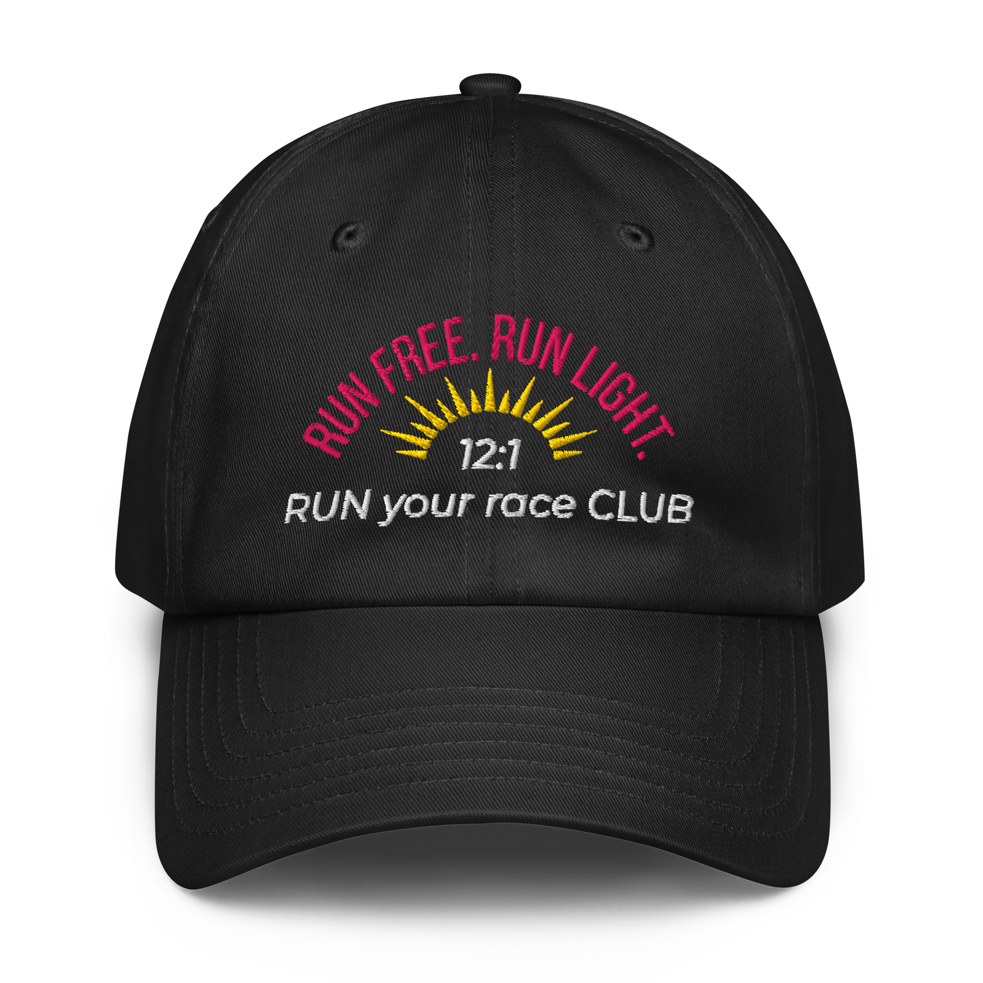 Run Free. Run Light. Under Armour® dad hat (Pink)