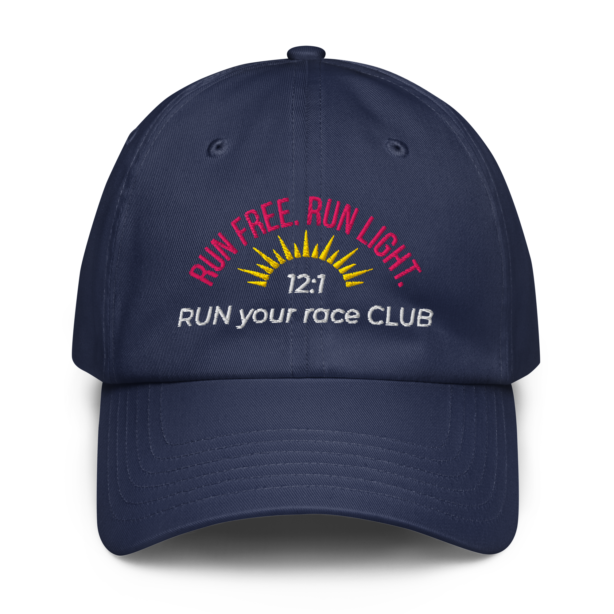 Run Free. Run Light. Under Armour® dad hat (Pink)